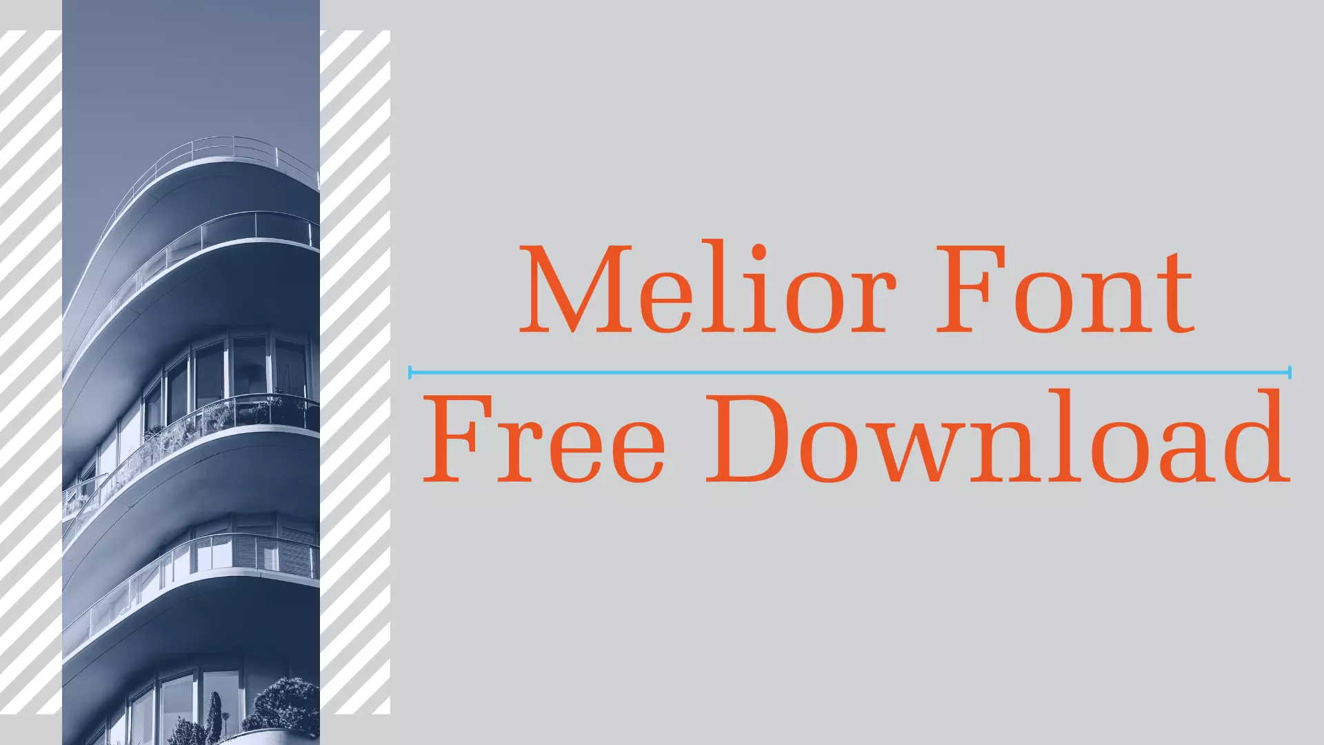 melior font featured image