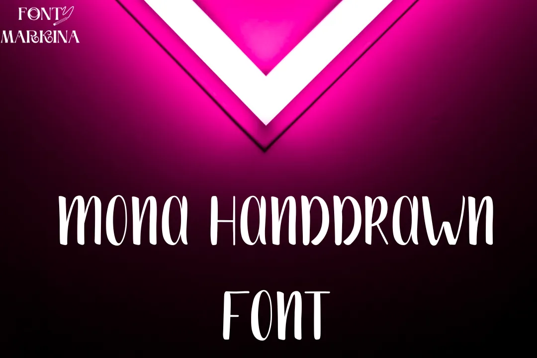 Mona Handdrawn Font