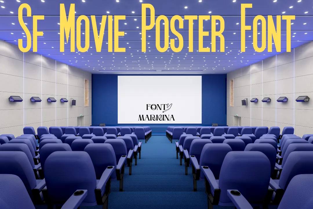 Sf Movie poster Font
