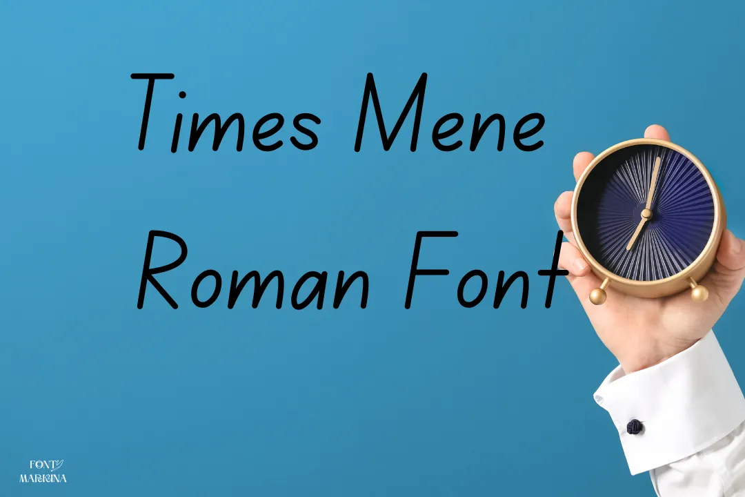Times Mene Roman Font Free Download
