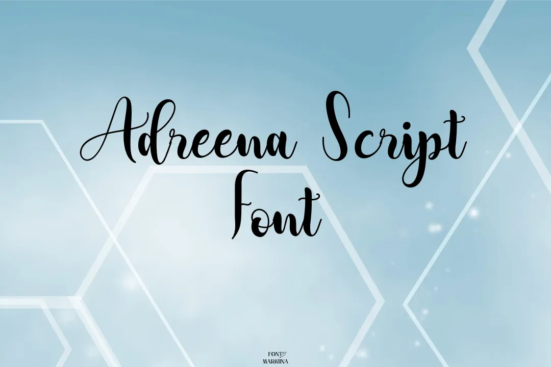 Adreena Script Font Free Download
