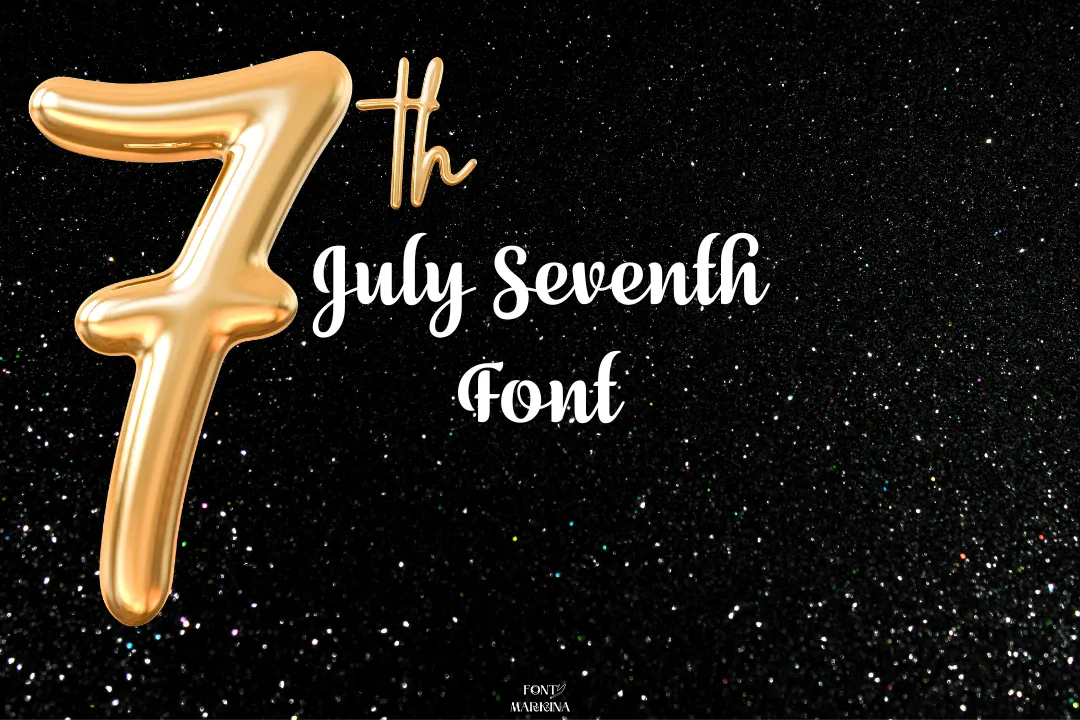 July Seventh Font Free Download