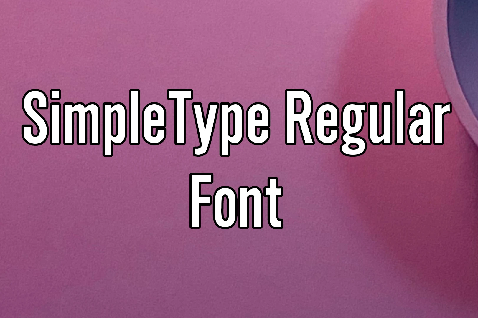 SimpleType Regular Font Family Free Download