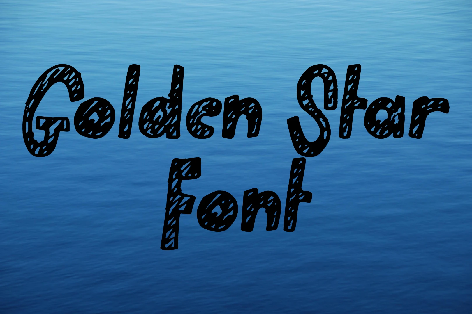 Golden Star Font