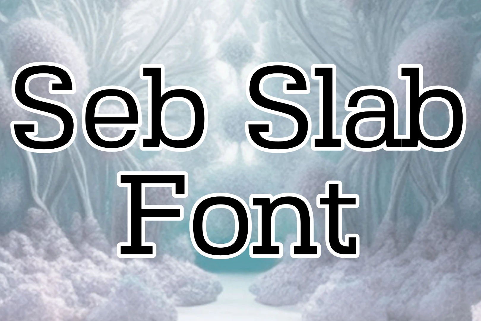 Feature Image of Seb Slab Font