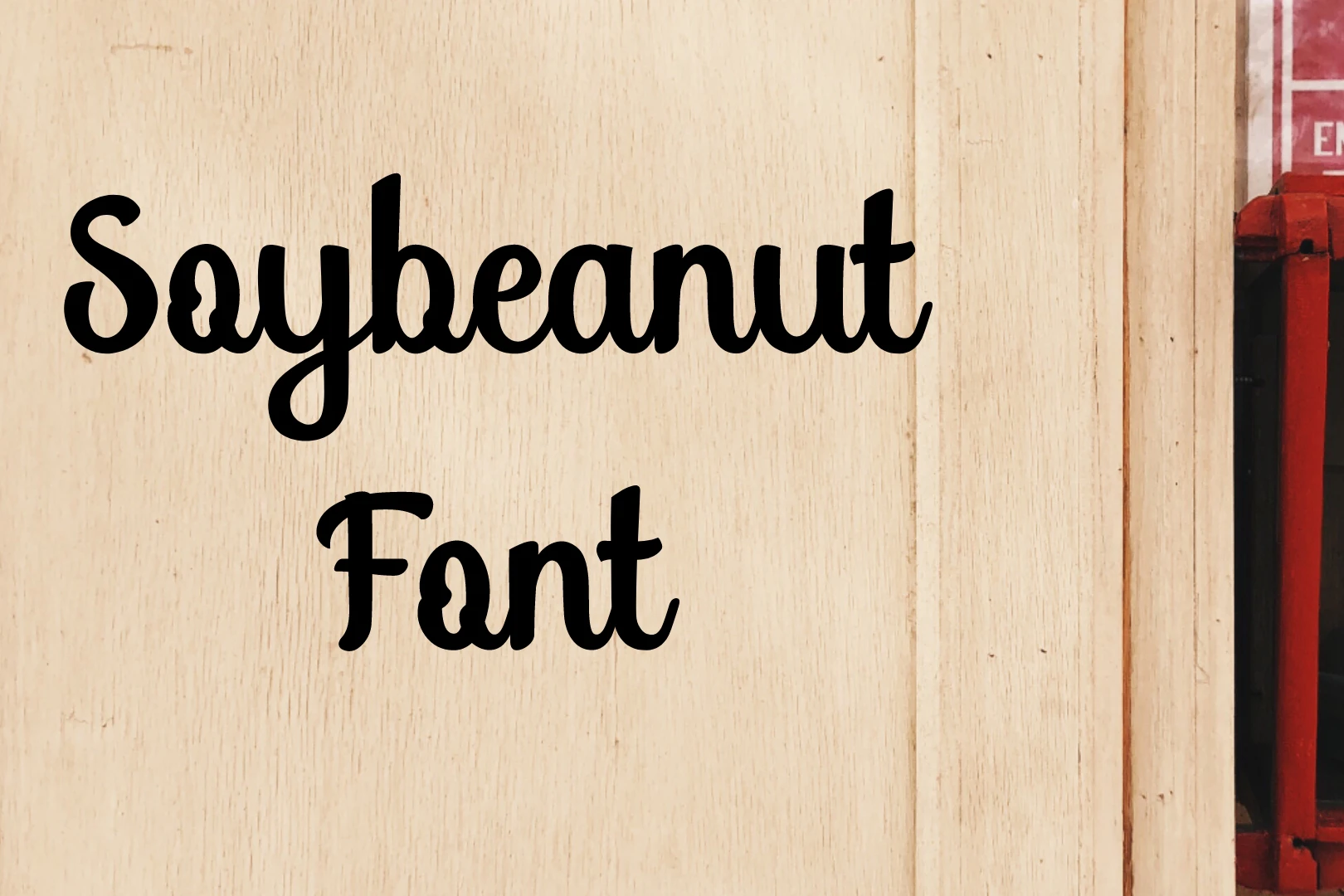 Soybeanut Font