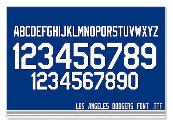 Dodger Gear Font