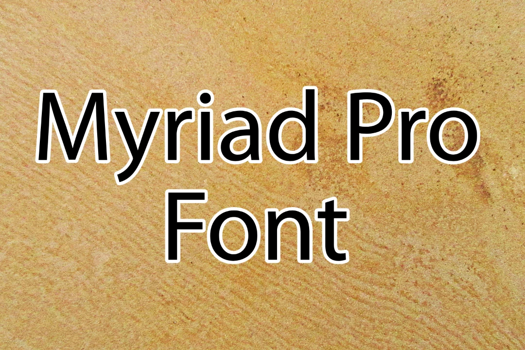 Myriad Pro Font