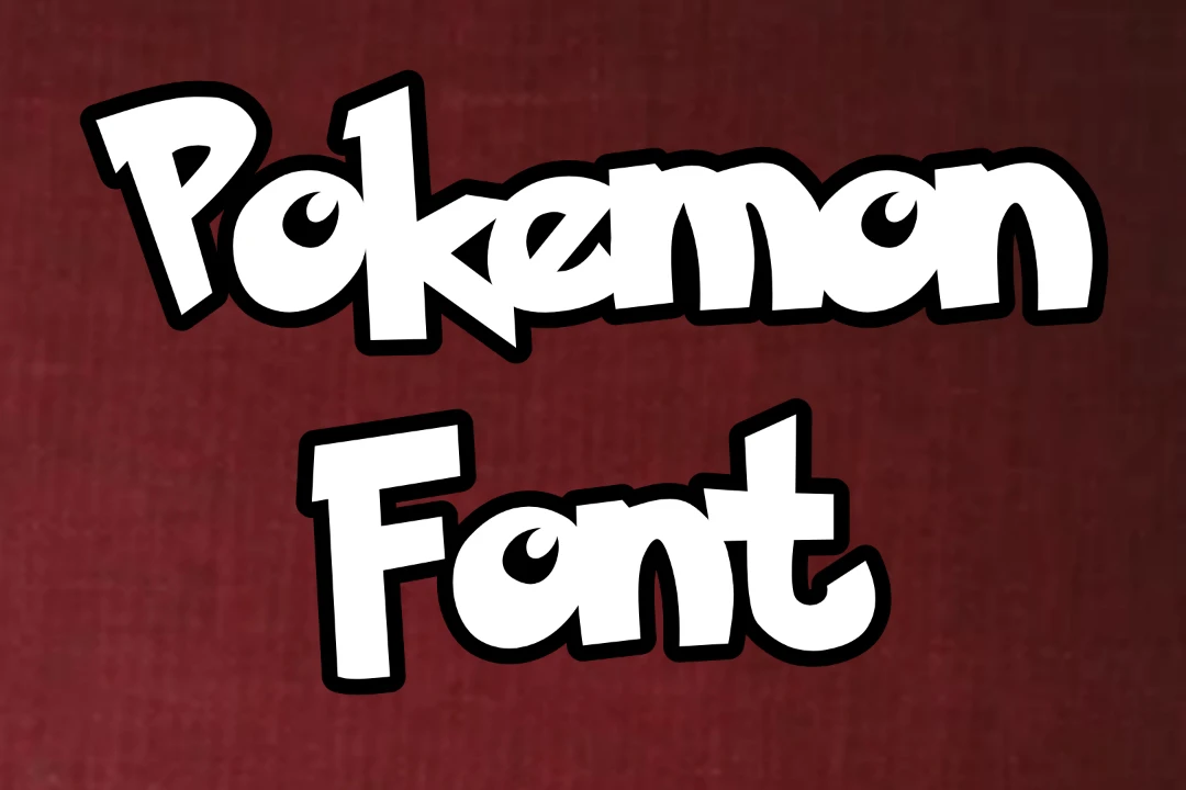 Pokemon Font