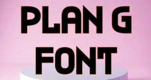 Plan G Font