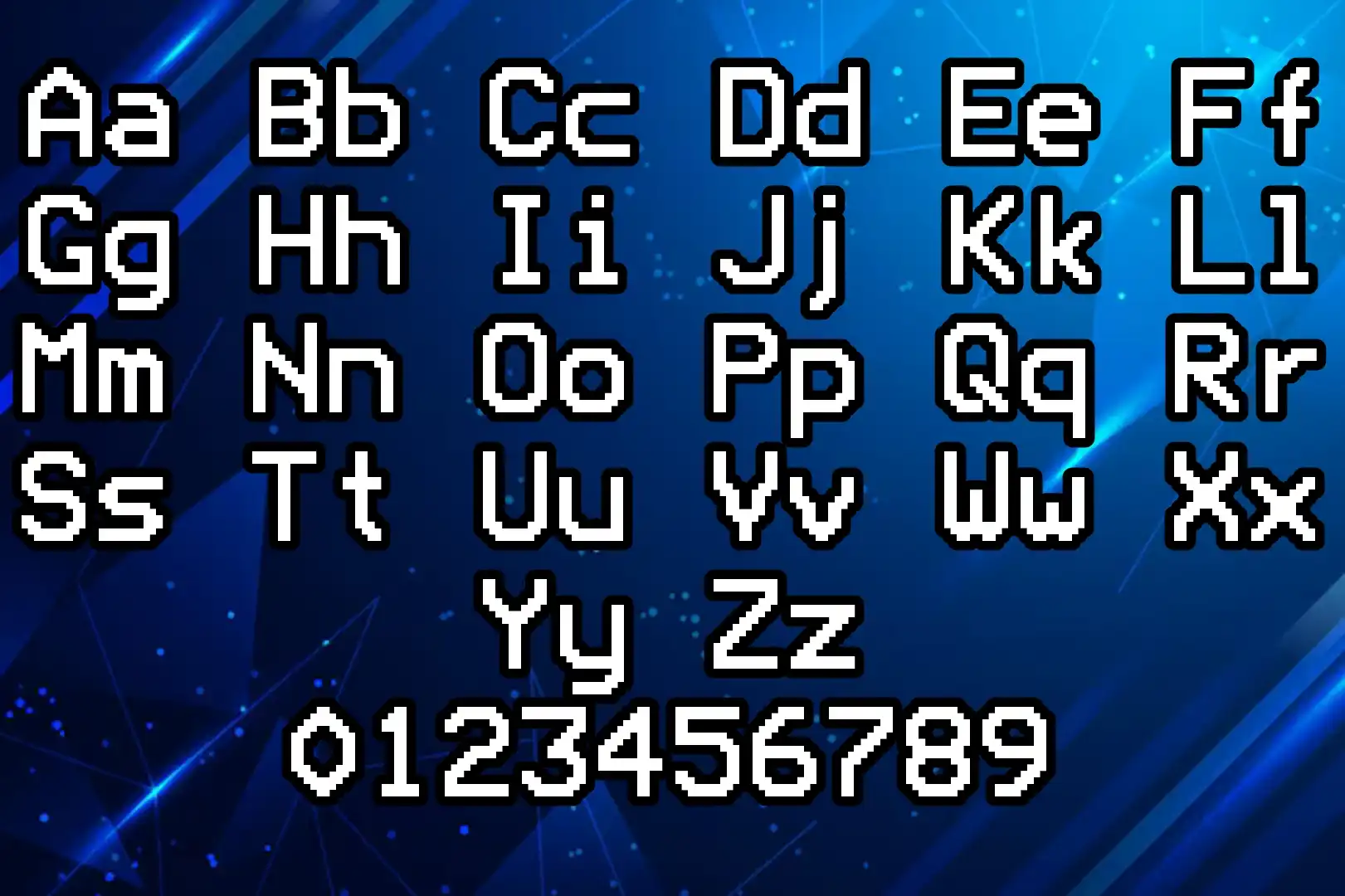 Mode Seven Font