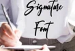 Signature Font Feature Image