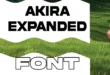 Akira Expanded Font