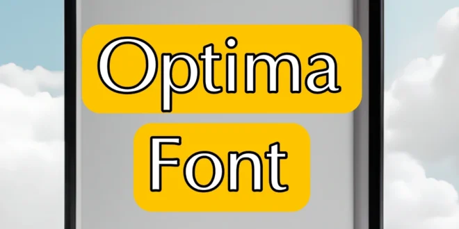 Optima Font